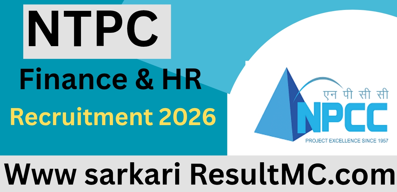 NPCC Finance & HR Recruitment 2026 – Notification & Overview