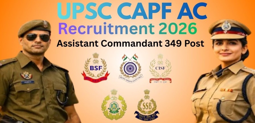 UPSC CAPF Assistant Commandant Recruitment 2026