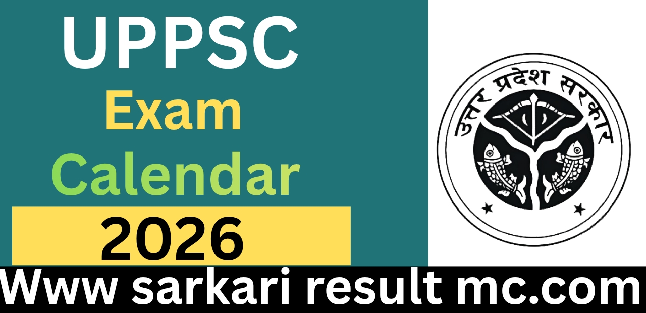 UPPSC Exam Calendar 2026