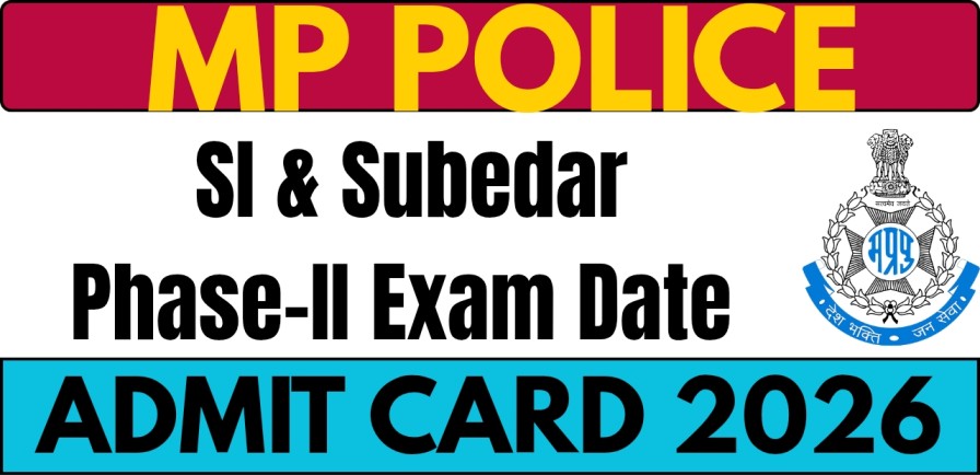 MPESB Police SI & Subedar Phase-II Exam Fee Payment 2026