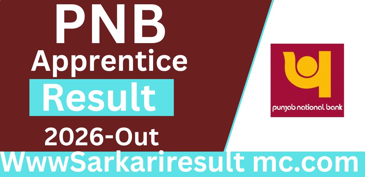 PNB Apprentice Result 2026-
