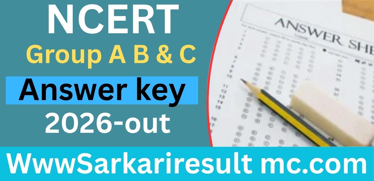 NCERT Group A, B & C Answer Key 2026