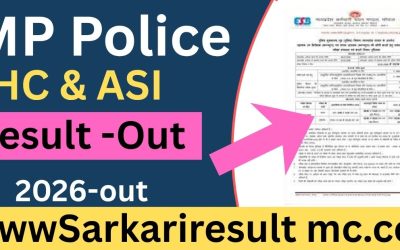 MP Police HC and ASI Result 2026