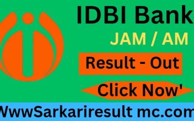 IDBI Bank JAM / AM Result 2026