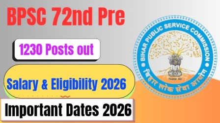 BPSC 72nd Pre Recruitment 2026